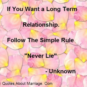 Quotes About Long Term Relationship