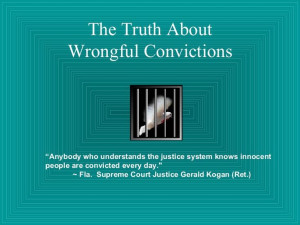 the-truth-about-wrongful-conviction by Sheila Berry via Slideshare