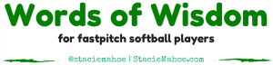inspirational quotes for fastpitch softball players