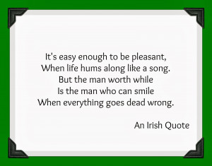 Irish Quote Friday
