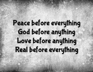 Peace before everything - Yasiin Bey (aka Mos Def) Priority
