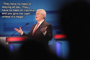 Newt Gingrich on poor children. December 1, 2011
