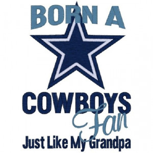 Embroidered Saying OnesieDallas CowBoys FanBaby by BetterThanBows, $19 ...