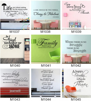 Wall Quotes Decal Words Lettering Saying Wall Decor Sticker Vinyl Wall ...