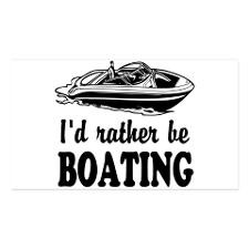 Id rather be boating Business Cards for