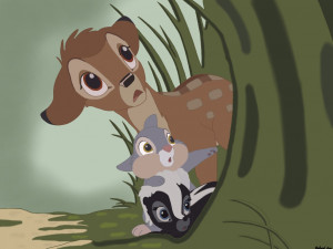 Bambi Thumper And Flower Spartandragon Deviantart