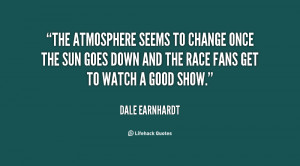 The atmosphere seems to change once the sun goes down and the race ...