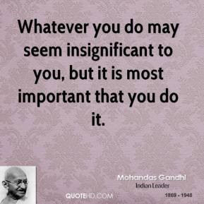 Insignificant Quotes