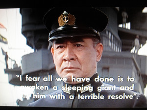 Thus Yamamoto’s “sleeping giant” quote foreshadowed the almost ...