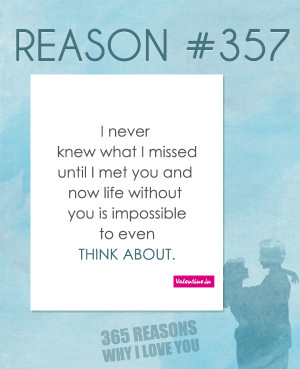 Reasons why I love you #357