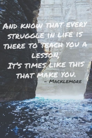 this is a great quote by macklemore