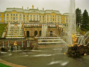 Peterhof, the summer palace of Peter the Great, Russia