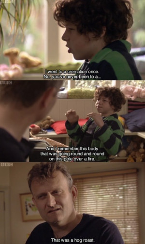 My favourite show, Outnumbered.