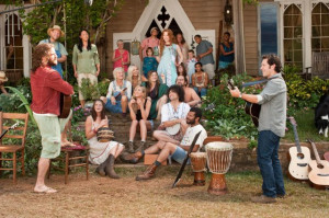 ... of Kerri Kenney, Paul Rudd and Justin Theroux in Wanderlust (2012