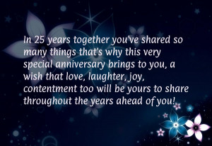 25 year wedding anniversary quotes