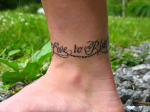 Ankle Quote Tattoos
