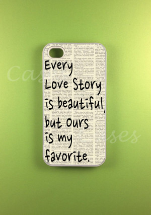 Iphone 4s Case - Our Story Iphone Case, Iphone 4 Case