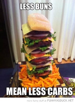huge burger less buns carbs funny pics pictures pic picture image ...