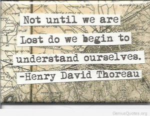 Understand ourselves Henry David Thoreau