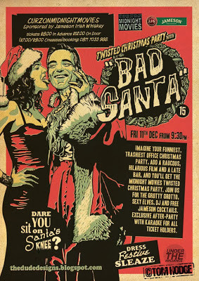 Curzon Cinemas Midnight Movies Flyer, poster, Labyrinth, Bad Santa