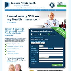 ... comparison of private health insurance quotes for UK health insurance
