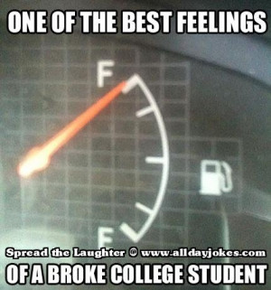 Best Feeling of a Broke College Student