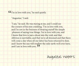 Augustus Waters Quotes Like gus waters and hazel