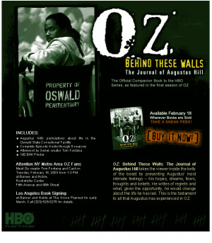 HBO “Oz” Email Campaign