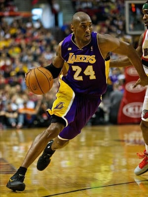 2013; Portland, OR, USA; Los Angeles Lakers shooting guard Kobe Bryant ...