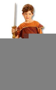 child boys roman soldier gladiator warrior fancy dress outfit medium