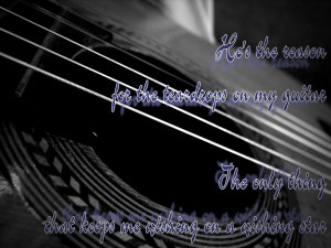 Teardrops On My Guitar - Taylor Swift Song Lyric Quote in Text Image