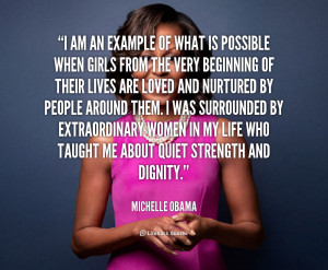 quote Michelle Obama i am an example of what is 28015 png