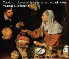 Craig Claiborne cooking