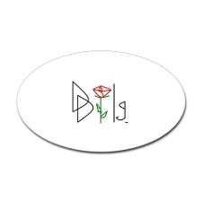 Daddy Dom / little girl window sticker for