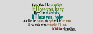 ... You Walk Away Everyday It Will Rain Facebook Timeline Profile Covers