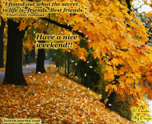 Have a nice week-end!