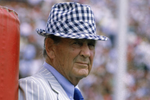 Paul “Bear” Bryant coached Alabama to six national titles before ...