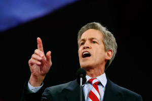 Norm Coleman U S Sen Norm Coleman R MN speaks on day three of the