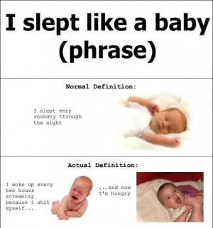 Slept Like A Baby (phrase)
