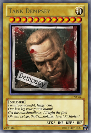 Tank Dempsey Yugioh Card by ElementLeithium on DeviantArt