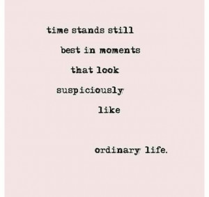 Ordinary life