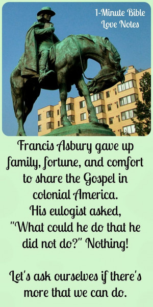 Francis Asbury, Methodism, Circuit Riders, Christianity, American ...