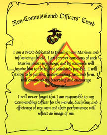 Nco Creed Certificate...