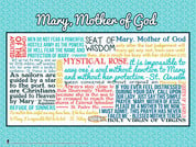 Mary, Mother of God Quote Wall Graphic $12.00