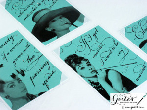 Audrey Hepburn quote signs, Audrey themed table decorations, Audrey ...