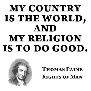 Thomas Paine on patriotism & religion