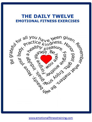 An EFT reminder pin of the Daily Twelve. #EFT #Emotional Health # ...