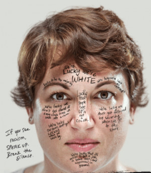 ... skin really fair skin and other racially charged sayings scrawled on