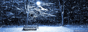 Snow fall at night fb cover photo customized for your facebook ...