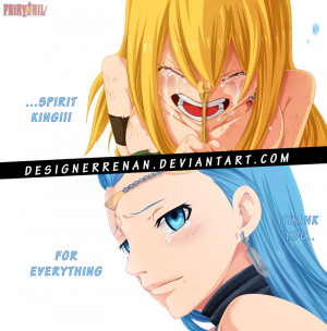 Fairy tail 384 - Lucy and Aquarius by DesignerRenan